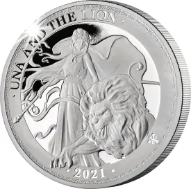 2021 Una & the Lion 1oz Silver Proof Coin SOLD OUT