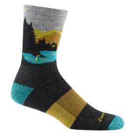 Darn Tough Men's Close Encounters Micro Crew Midweight Hiking Sock 5014 - Charcoal