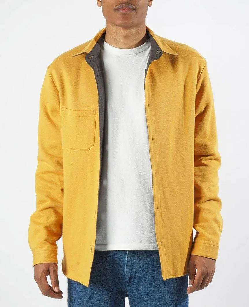 Flannel Jersey Reversible Graphite Mustard Jacket