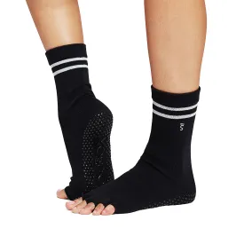 Half Toe Crew Grip Socks