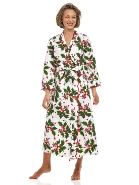 Holiday Print Classic Robe