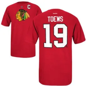 Jonathan Toews #19 Chicago Blackhawks Reebok Shirt