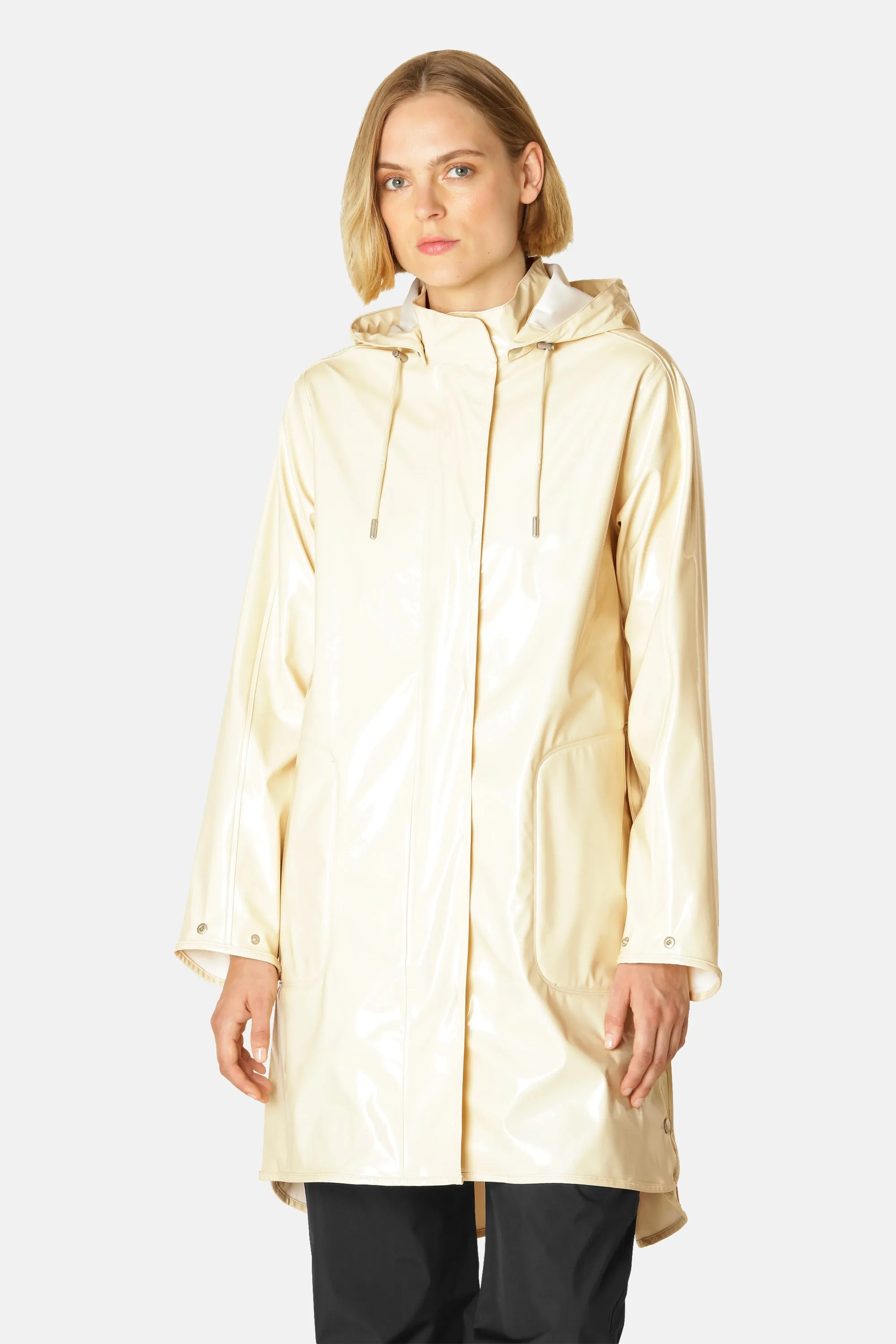 Long Raincoat - Bleached Sand