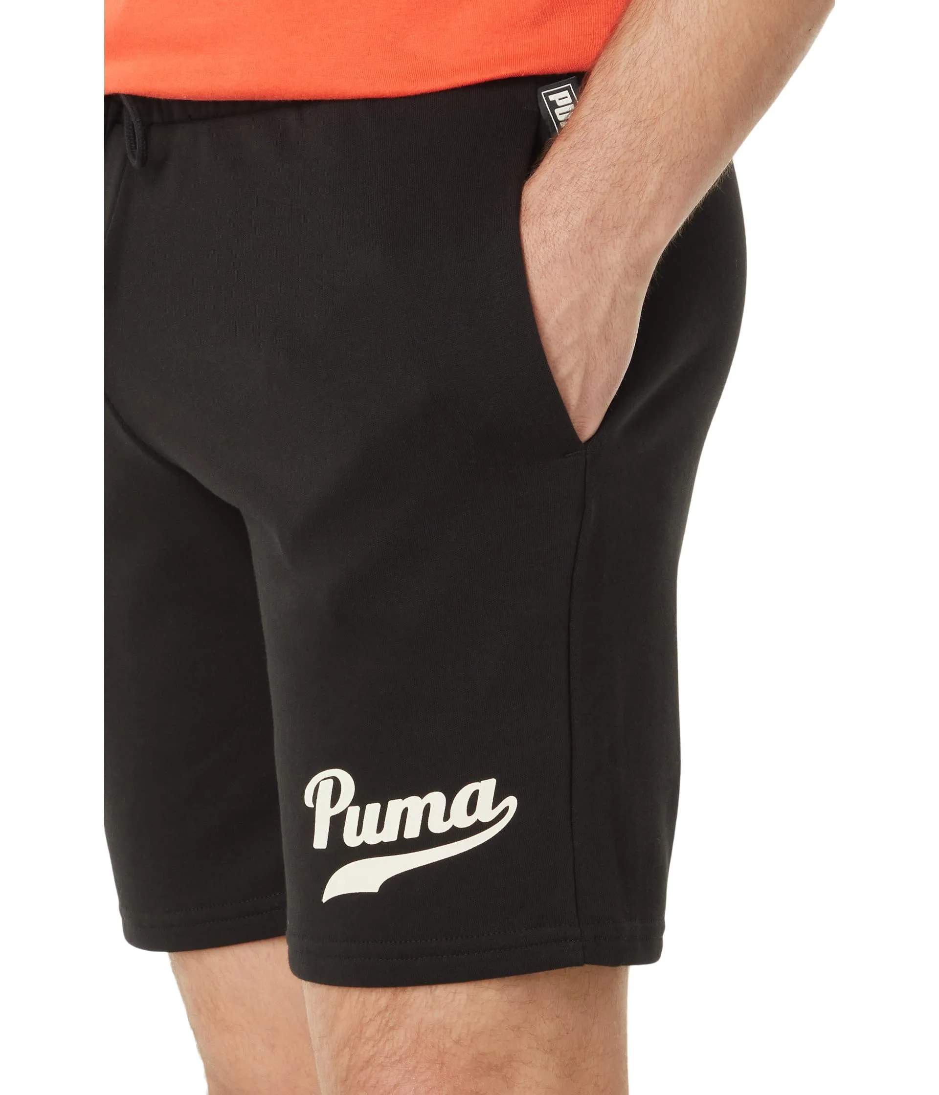 Men's Puma Team 8 shorts, black