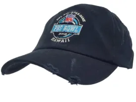 NFL Pro Bowl 2008 Hawaii Reebok Navy Worn Vintage Flexfit Hat Cap (S/M)