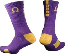 Omega Psi Phi Men's Crew Socks