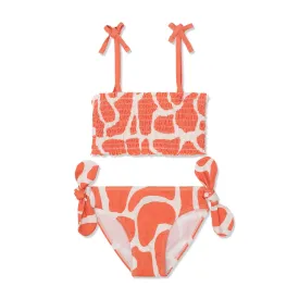 Recycled Polyester Spotted Giraffe Girl Bikini