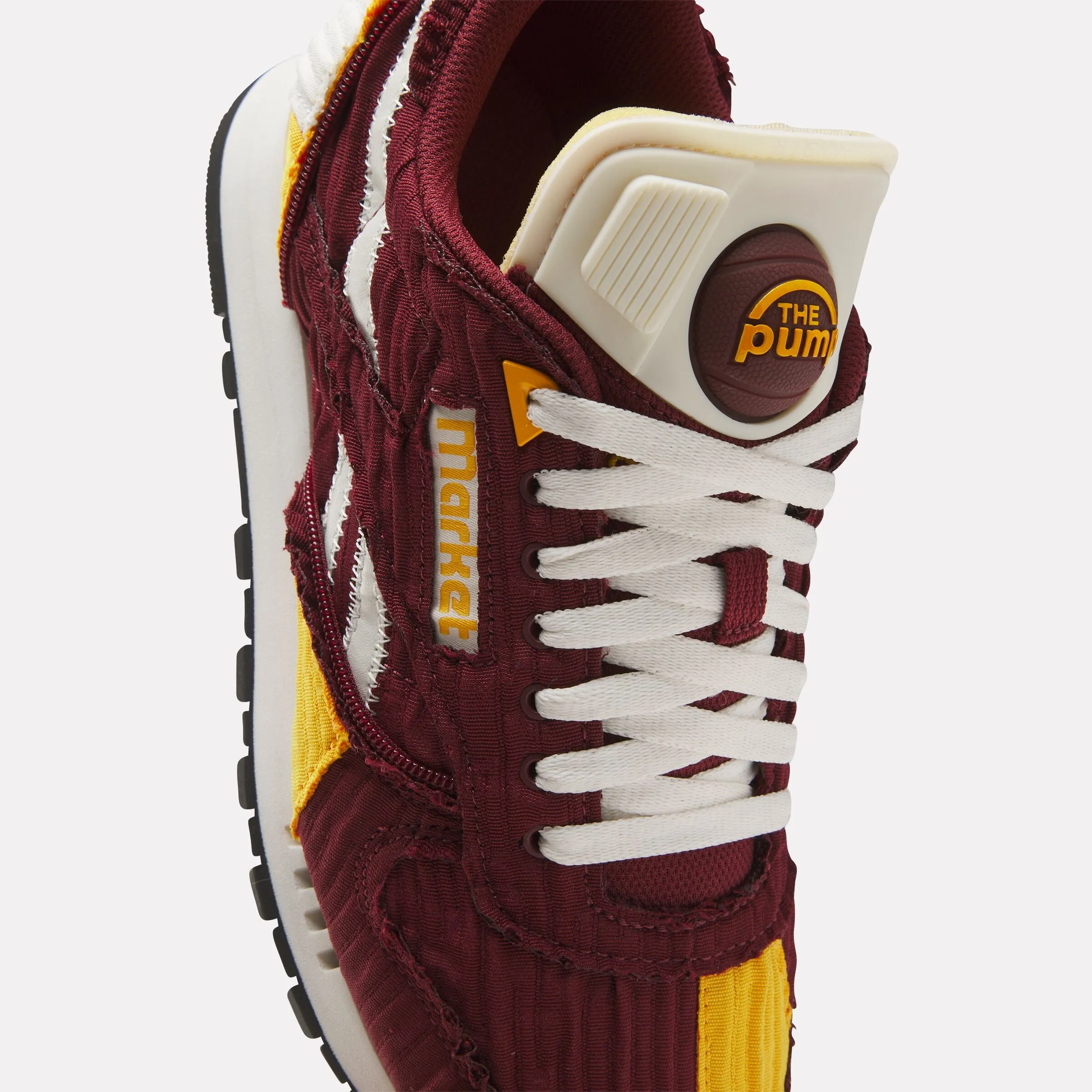 Reebok X Market Classic Leather Pump Classicburgundy/Collgold/Chalk