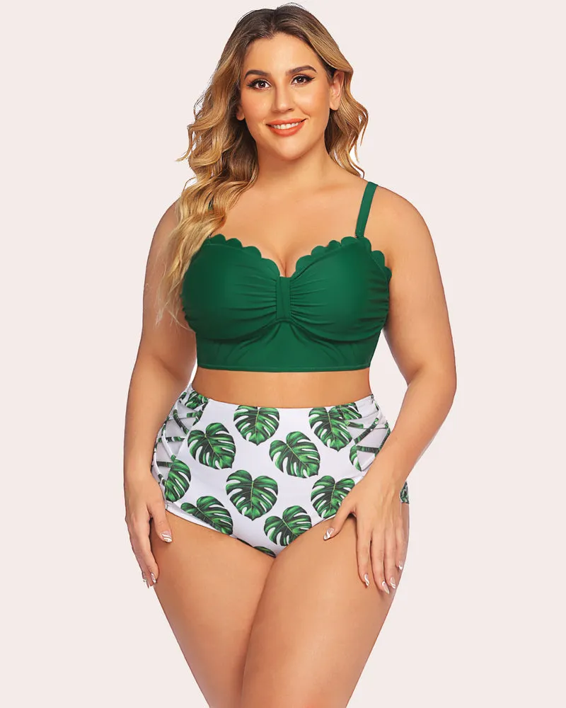 Tummy Control 2 Piece Swimwear