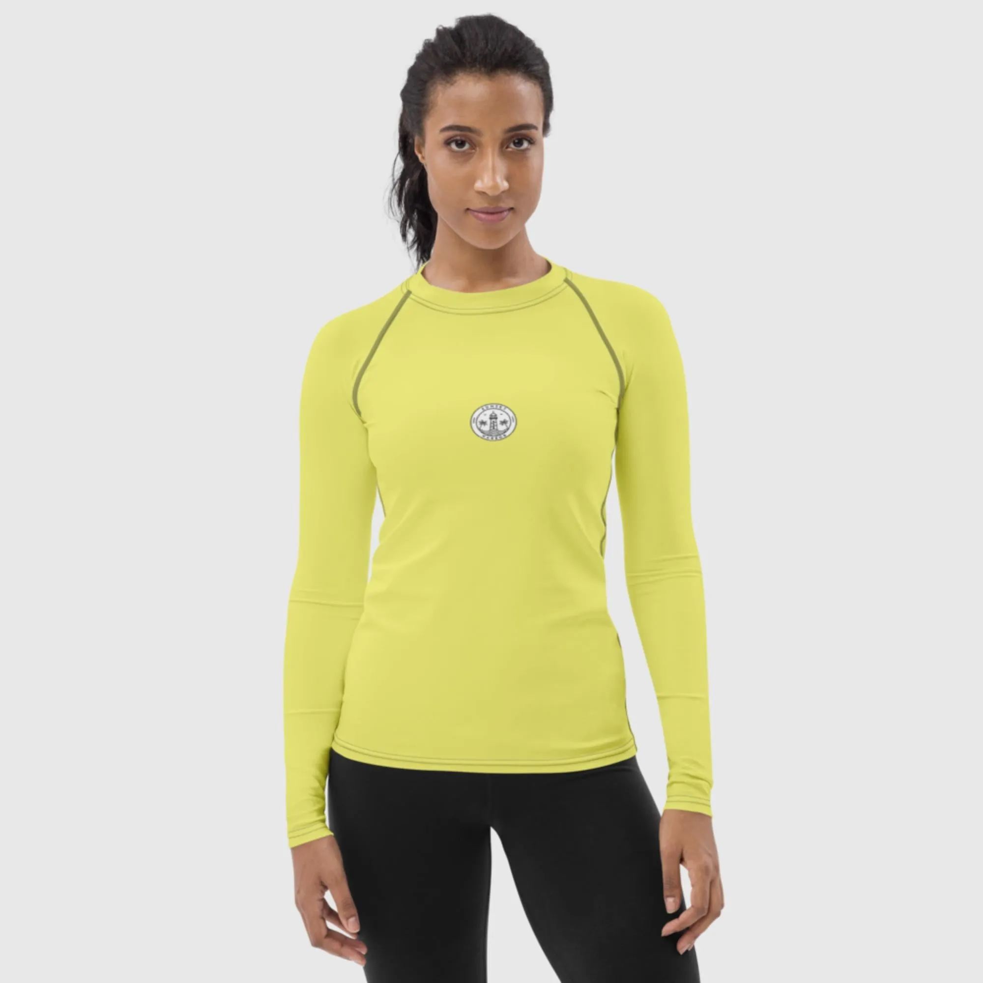 Women's Rash Guard - Yellow