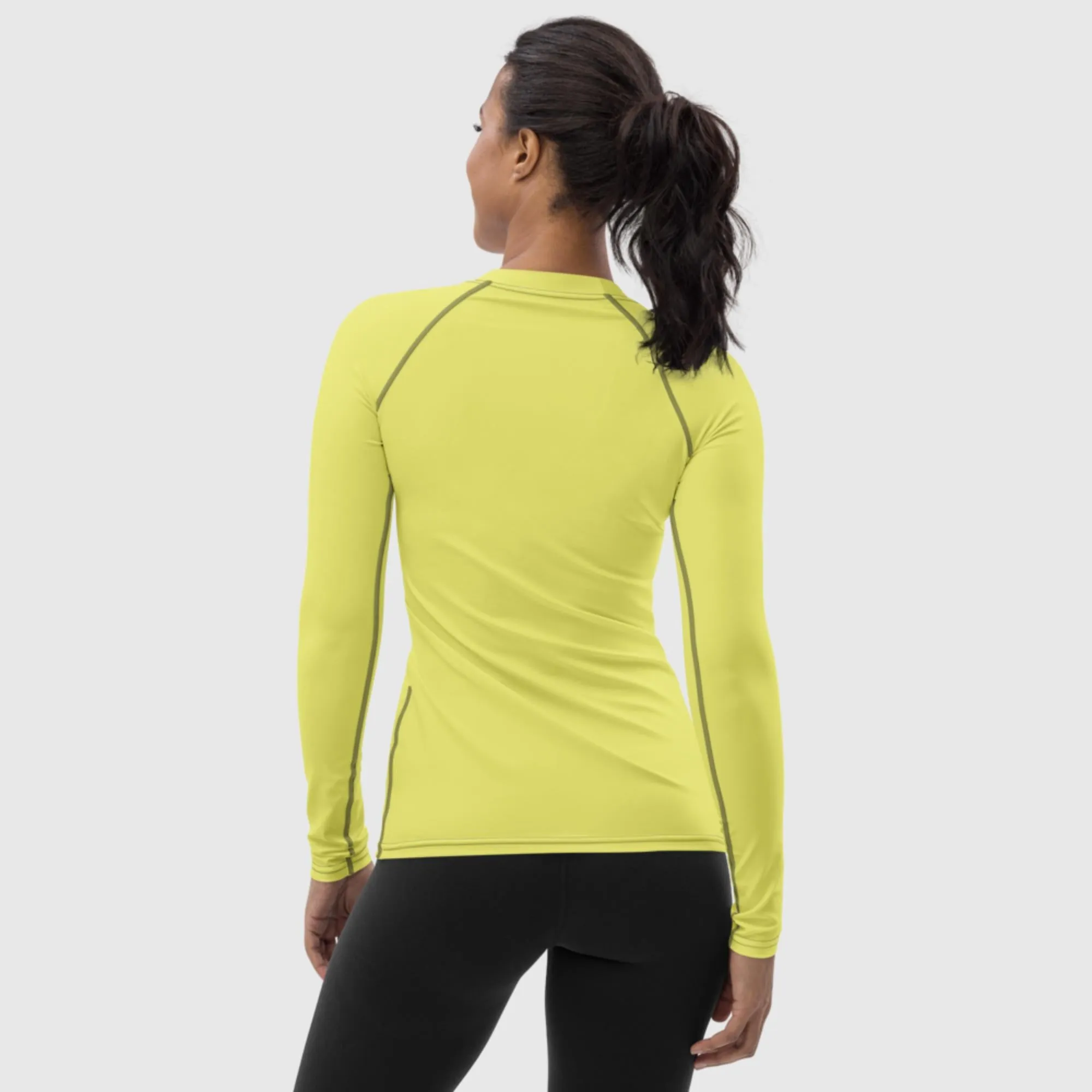 Women's Rash Guard - Yellow